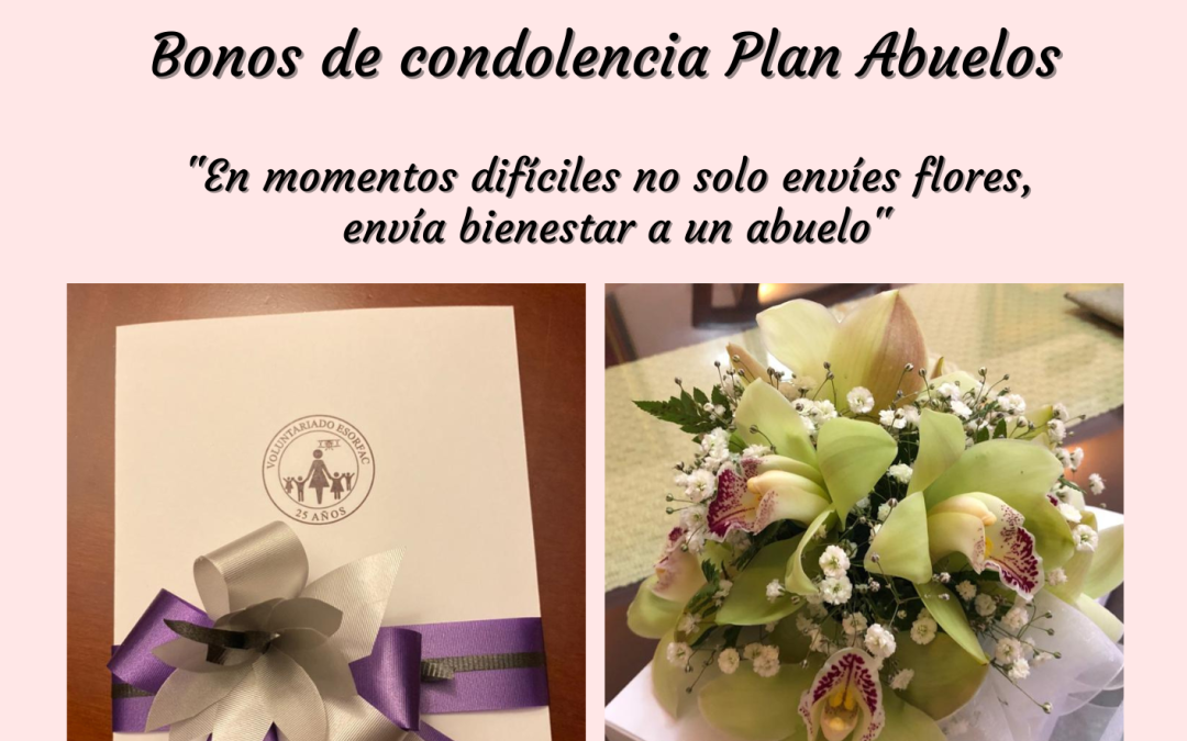 BONOS DE CONDOLENCIA PLAN ABUELOS