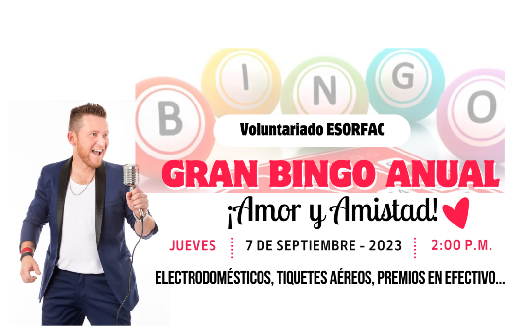 INVITACIÓN: GRAN BINGO ANUAL 2023