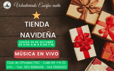 INVITACIÓN TIENDA NAVIDEÑA ¡Música en vivo! 2023