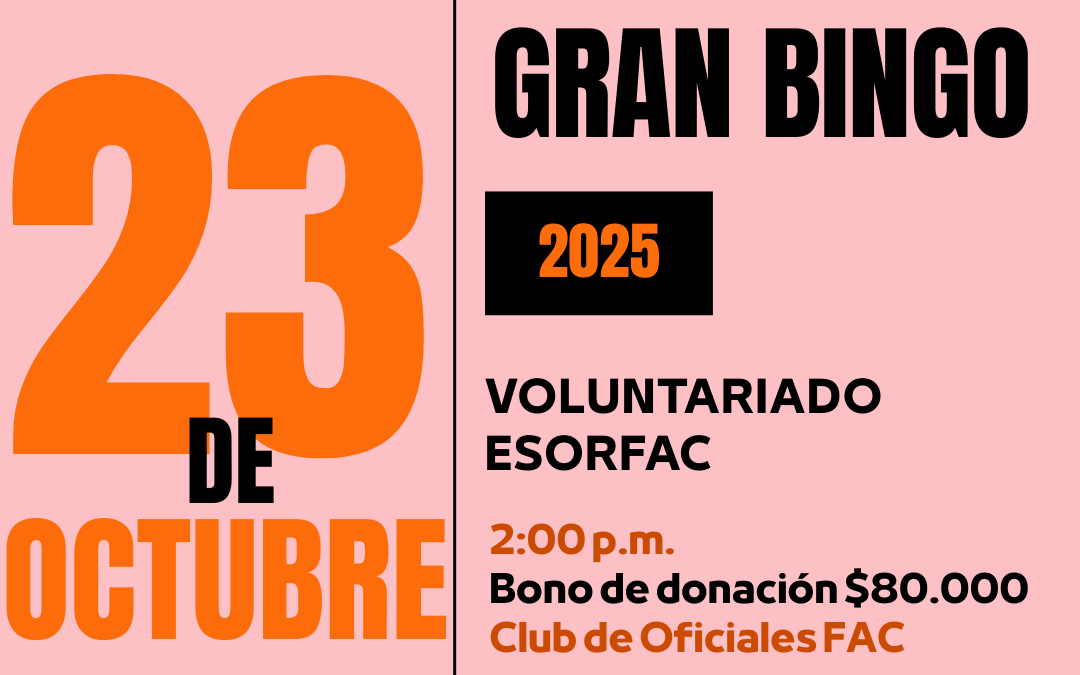 ¡GRAN BINGO ANUAL!